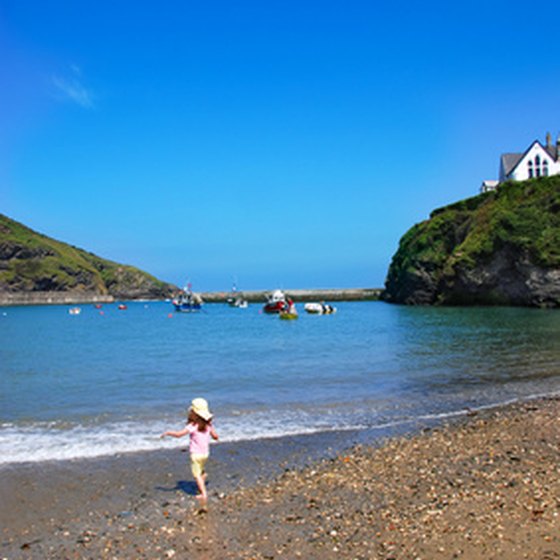 Idyllic Cornish beach