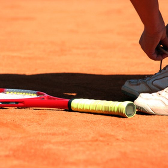 Roland Garros is famous for its red clay.
