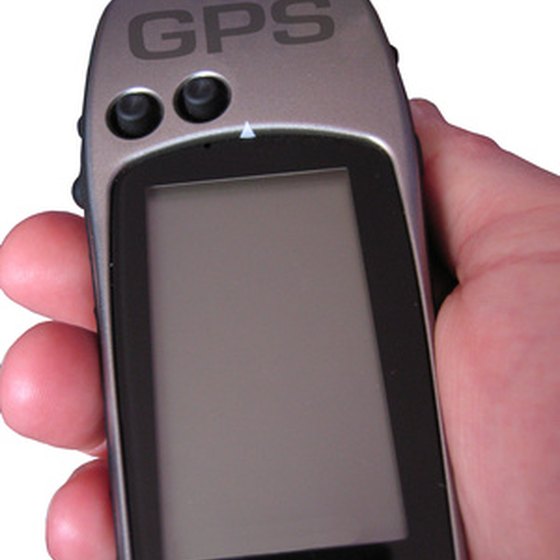 Handheld GPS units typically run on AA batteries.