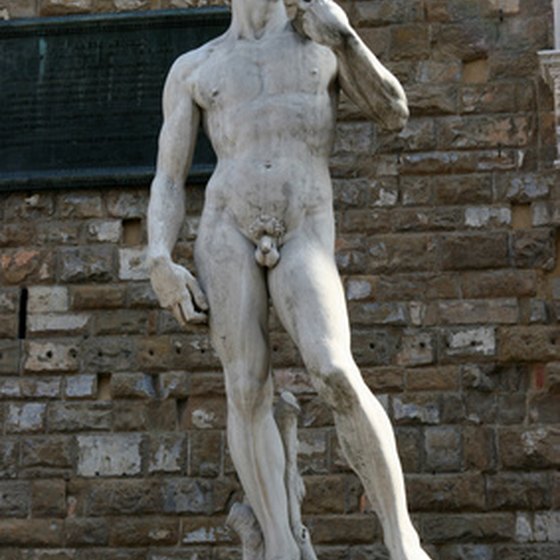 Michelangelo's "David" in Florence, Italy