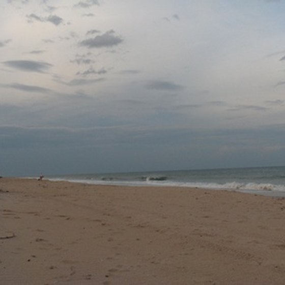 The Atlantic Ocean beaches are a major tourist attraction at Vero Beach, Florida.