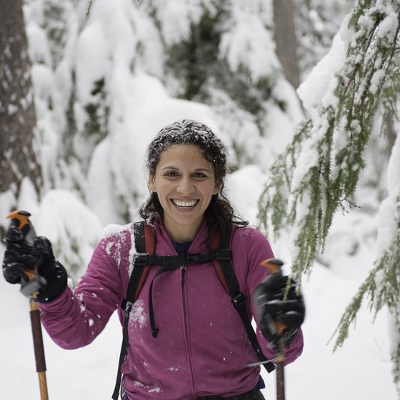 Snowshoeing is among favored winter pastimes in St. Cloud.