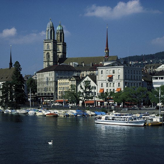 Grossmunster is just one of Zurich's many centuries-old attractions.