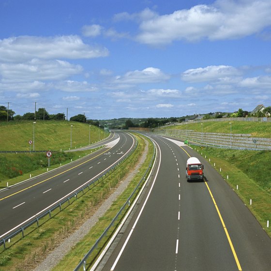 Driving on one of Ireland's well-maintained roads can be the easiest way to travel to Knock.