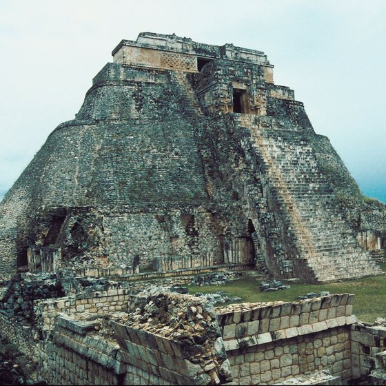 The Pyramid of the Magician dominates the horizon in the ancient city of Uxmal about 90 minutes from Progreso.