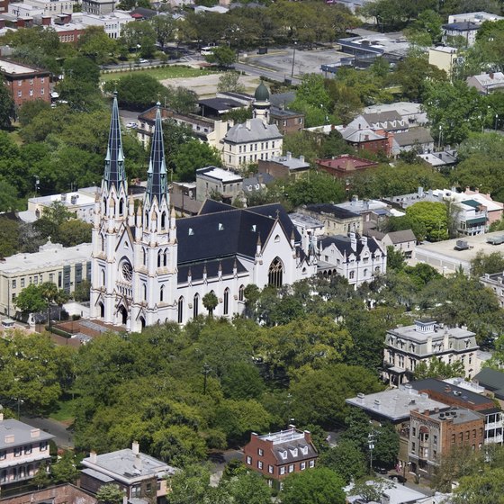 Savannah's city center is about 15 miles from Tybee Island.