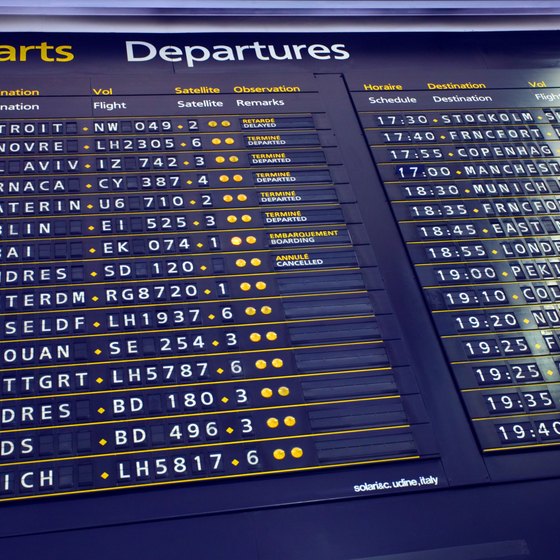 The majority of overseas flights to Paris arrive into Charles de Gaulle Airport.