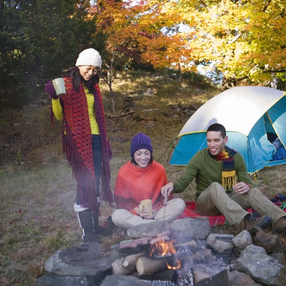 Camping is a popular activity in Michigan's Upper Peninsula.