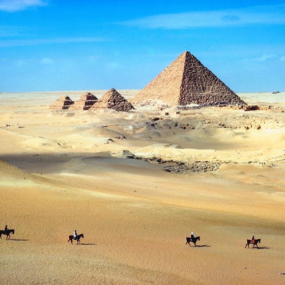 Some backpacking tours whisk you through Egypt on camels, donkeys and horses.