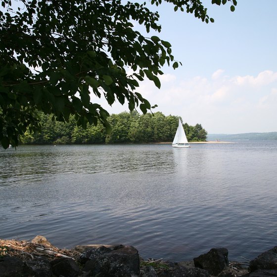 Many of Ohio's lakes offer boat-in campsites.