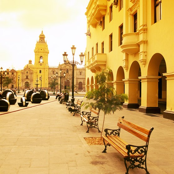 Plaza de Armas in Lima, Peru, gives visitors a taste of the country's culture.