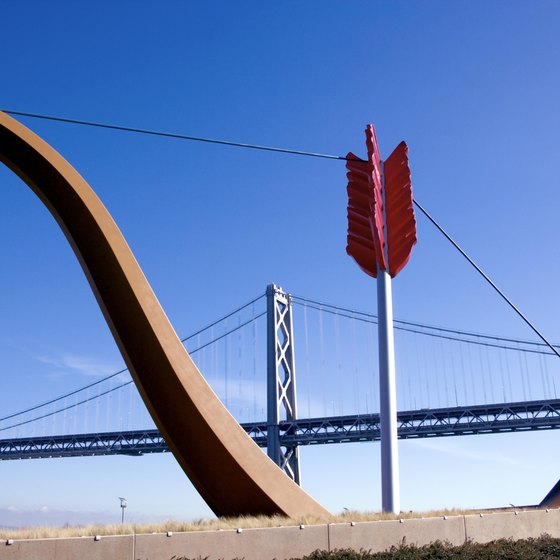 "Cupid's Span," a public art installment on San Francisco's waterfront, is just a few blocks from Boulevard.