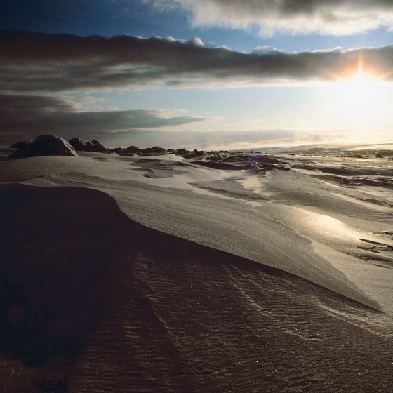 Ellesmere Island provides hikers with a stunning and severe terrain.