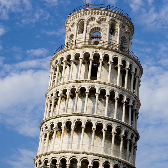 Pisa's Leaning Tower is just one of Italy's landmarks.