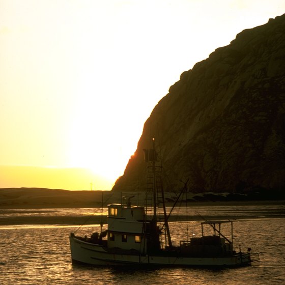 Watch the sunrise on a halibut charter boat.