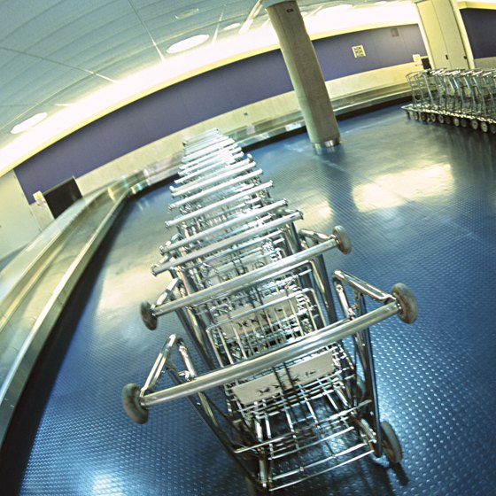 If you can't get a cart to haul your luggage, hooking it together is another option.