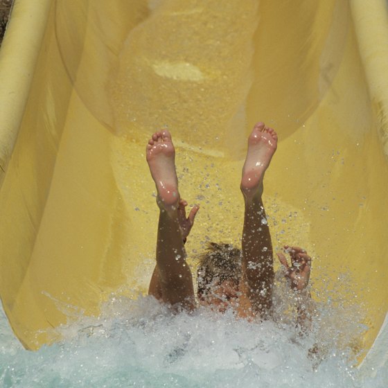 Indoor water park resorts allow water play year-round.