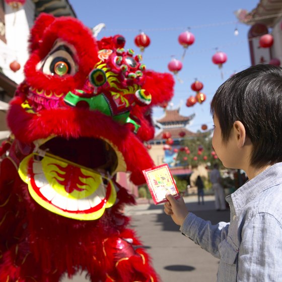 Dragons played major roles in Chinese creation and flood myths.