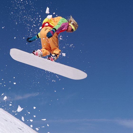 Winter recreation areas in Indiana offer snowboarding facilities for all ages.