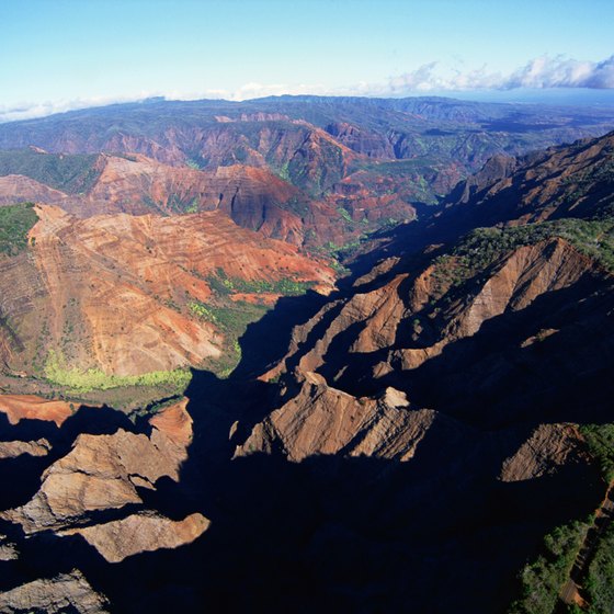 Koke'e visitors are afforded spectacular views of Waimea Canyon.