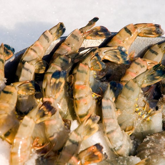 Shrimp boats tie up for the night in Thibodaux.