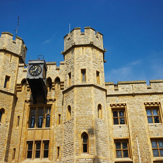 The Tower of London is one of many historic sites in London.