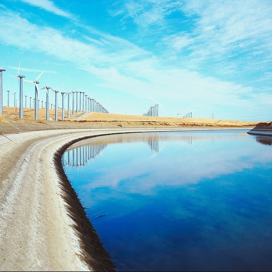 The San Luis Canal is part of the California Aqueduct.