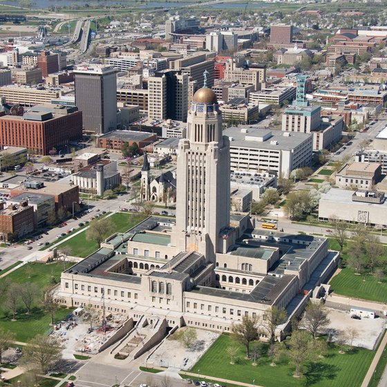 Lincoln is home to Nebraska's imposing state Capitol building.