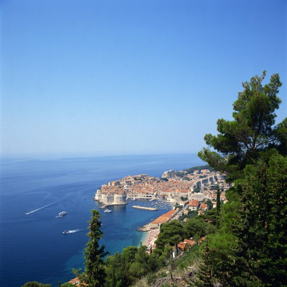 Many Croatian summer cruises stop in Dubrovnik.