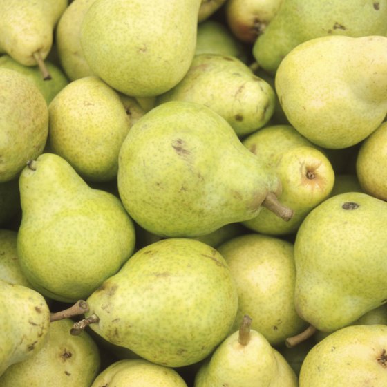 Bartlett Pears are a prize commodity in Courtland.