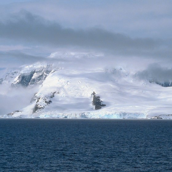 A camera allows you to capture images of Antarctica's scenery.