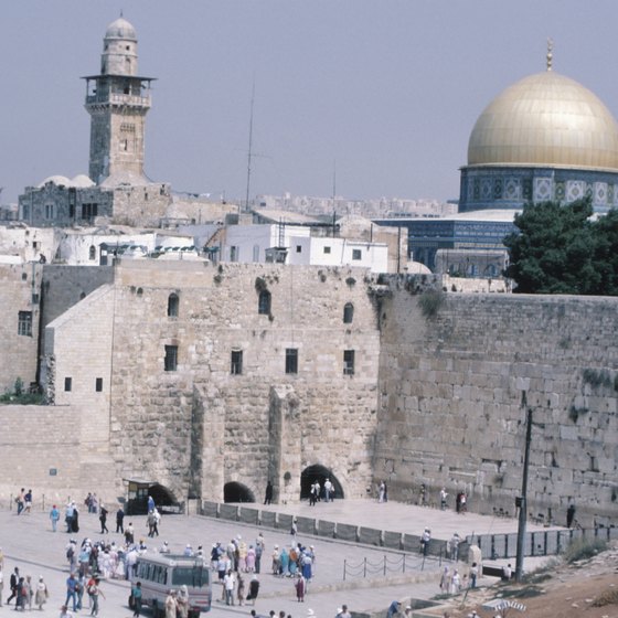 Jerusalem's Western Wall, the remains of the Second Temple, is veneered by Jews around the world.