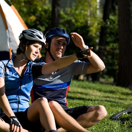 Mountain biking is very popular in and around Tyrone, Georgia