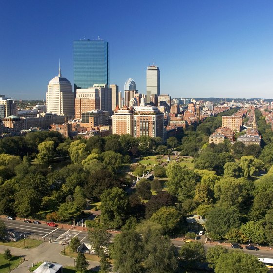 Boston Common is located about a mile away from the Copley Square Hotel and is the oldest park in the U.S.