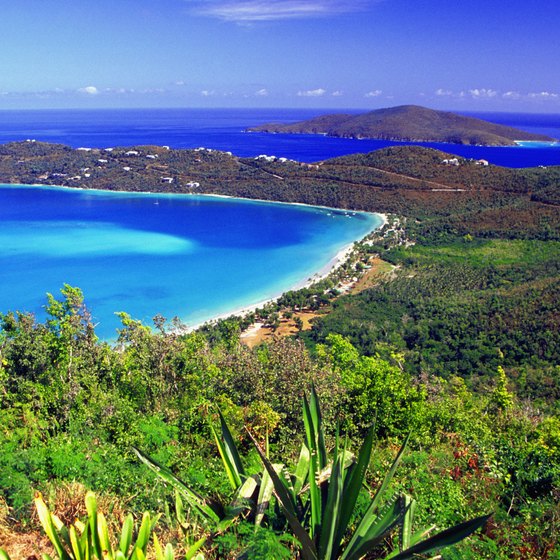 Magen's Bay in St. Thomas is one of the island's drawing points.