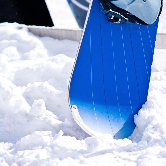 Protect your snowboard with a lock.