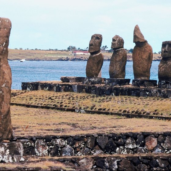 Scholars believe Rapa Nui's moai statues represent protective ancestral spirits.