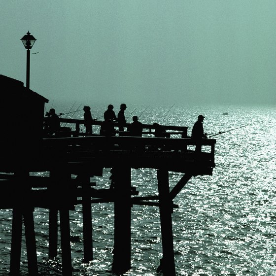 Redondo Beach Pier is one of Southern California's 24-hour pier fishing locations.