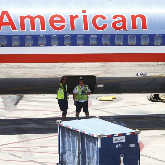 American Airlines' baggage limits and fees depend on the country to which you're traveling.