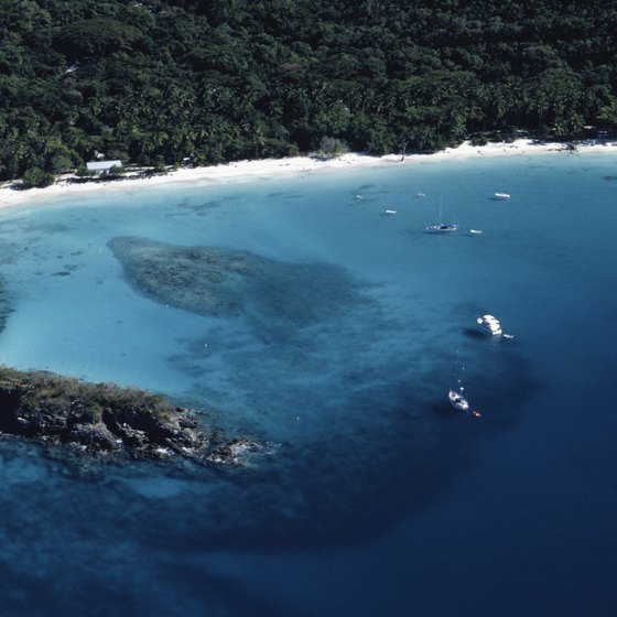 The reefs at Trunk Bay mean plenty of chances to spot exotic fish.