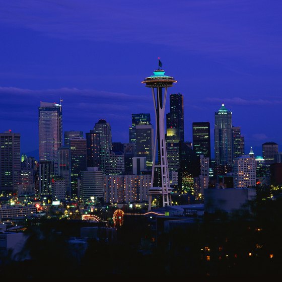 Interstate 5 runs through Seattle, Washington.