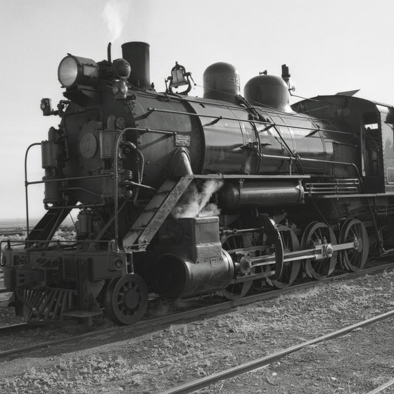 Vintage locomotive in Ely, Nevada