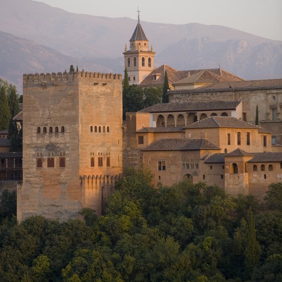 Many walking tours in southern Spain include a day in Granada, home of the Alhambra monument.