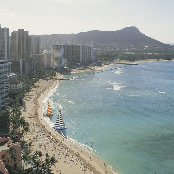 Waikiki Beach is renowned around the world.