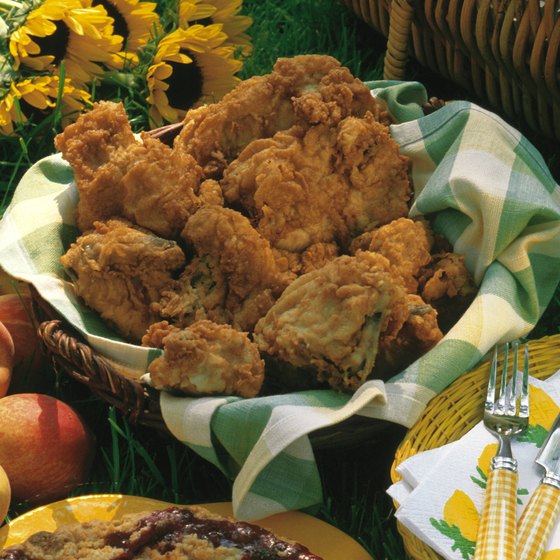 Fried chicken is served in restaurants in or near Alva.