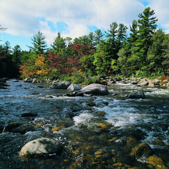 The Swift River in Conway is a pleasant stop along Route 16.