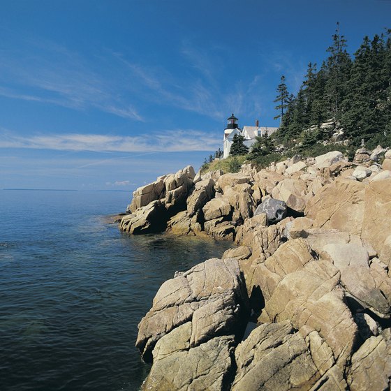 Maine's rocky coastline