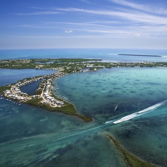 Temperatures in the Florida Keys cool down in December.