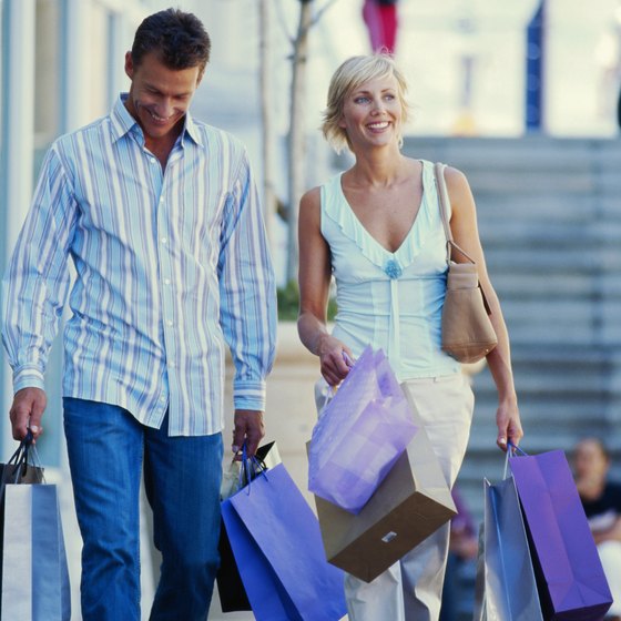 Shopping is a popular activity while vacationing in Myrtle Beach.