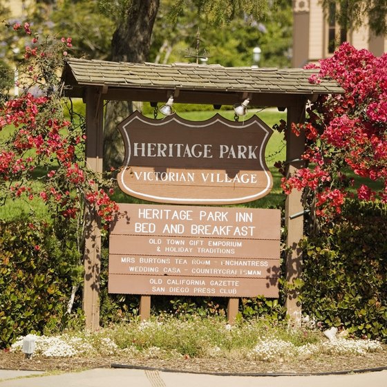 Heritage Park in Old Town San Diego celebrates the town's origins.